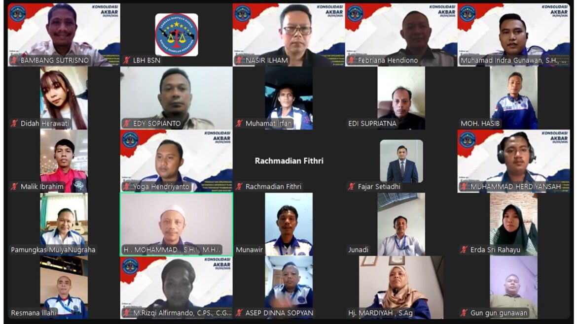 LBH BSN Gelar Konsolidasi Akbar