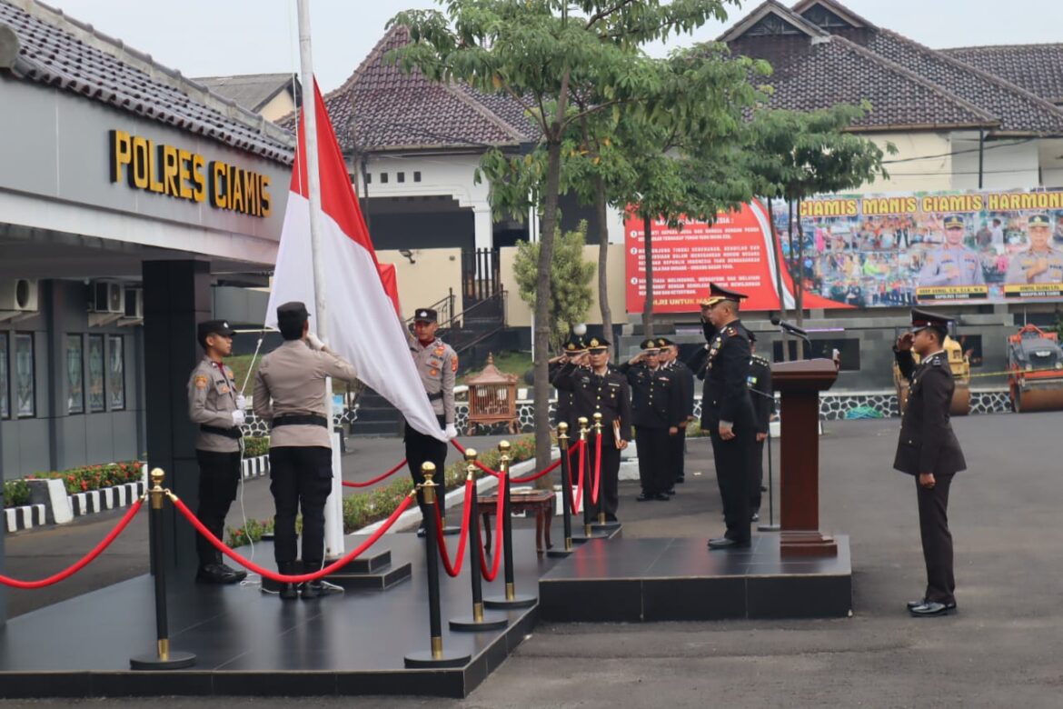 Polres Ciamis Gelar Upacara Hari Lahir Pancasila 2025, Teguhkan Komitmen Terhadap Nilai-Nilai Kebangsaan