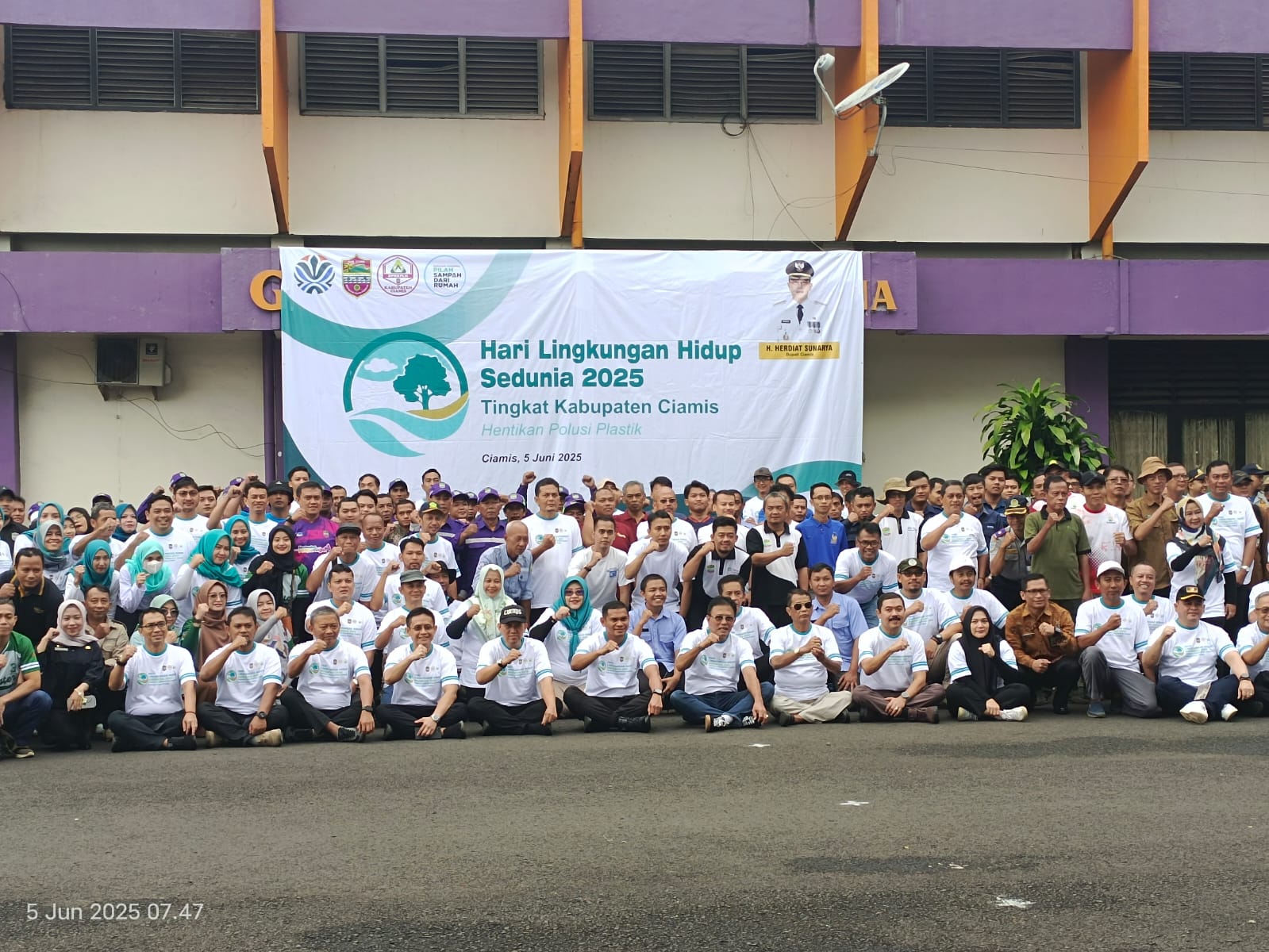 Ciamis Peringati Hari Lingkungan Hidup dengan Aksi Nyata, Bupati Herdiat Serukan Perubahan Gaya Hidup