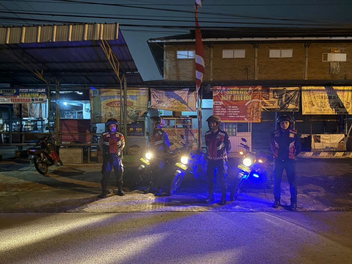 Jaga Harkamtibmas, Patroli Perintis Presisi Polres Ciamis Keliling Perkotaan Kabupaten Ciamis