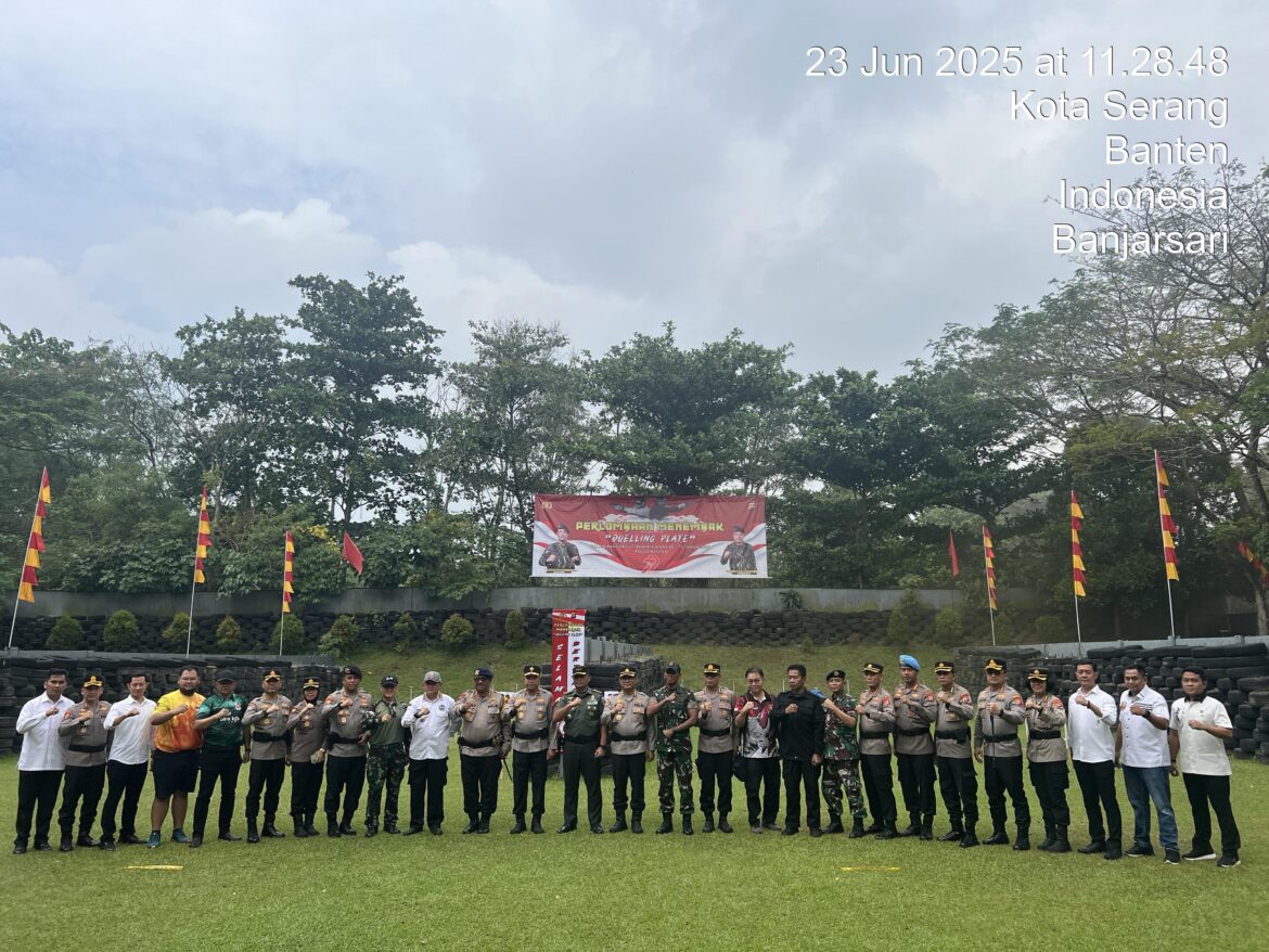 Kapolresta Tangerang Ikuti Kejuaraan Menembak “Duelling Plate” Polda Banten dalam Rangka HUT Bhayangkara ke-79