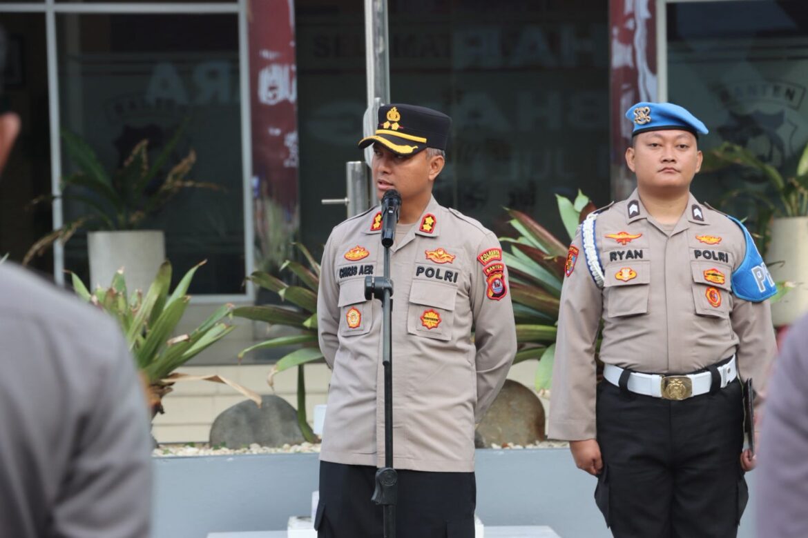 Wakapolresta Tangerang Ajak Personel Niatkan Tugas Sebagai Ibadah dan Selalu Bersyukur
