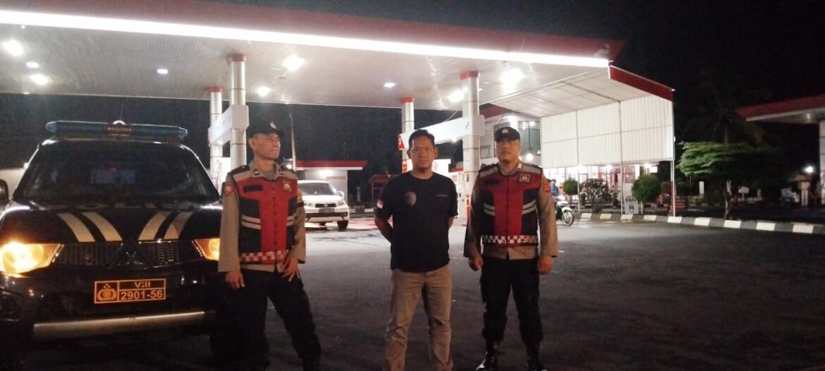 Polsek Cihaurbeuti Polres Ciamis Patroli Biru Antisipasi Gangguan Kamtinmas di Masyarakat