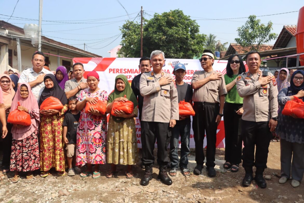 Polresta Tangerang Resmikan Sarana Air Bersih di Kp. Rancasadang Sodong, Wujud Nyata Polri untuk Masyarakat