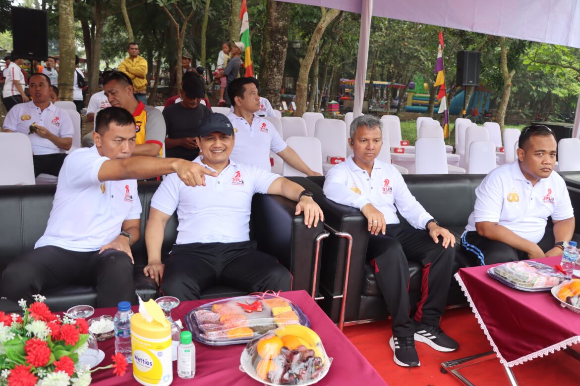 Kapolresta Tangerang dan Dandim Tigaraksa Buka Lomba Mancing di Danau Pemda dalam Rangka HUT Bhayangkara ke-79