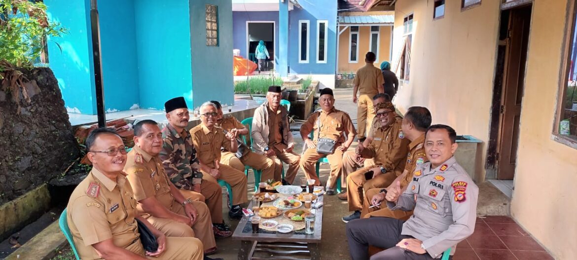 Perkuat Sinergitas, Polsek Panjalu Polres Ciamis Koorkom Kamtibmas Bersama Kades