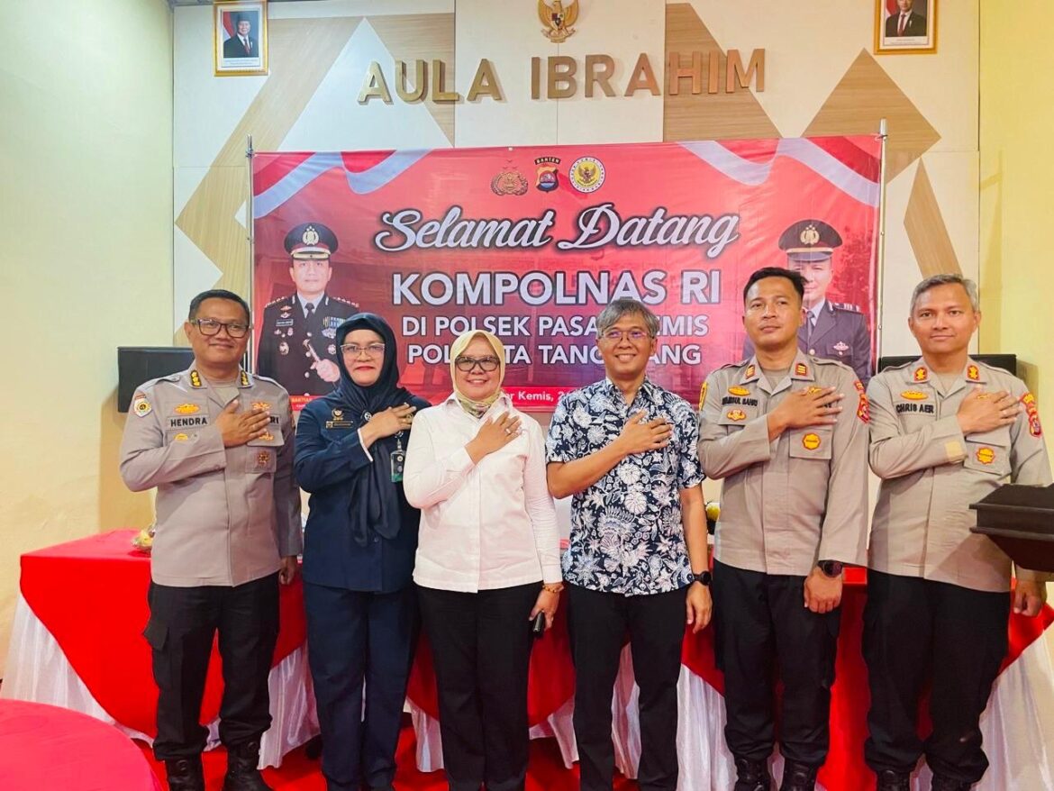 Kapolsek Pasar Kemis Sambut Kunker Tim Kompolnas Award Tahun 2025