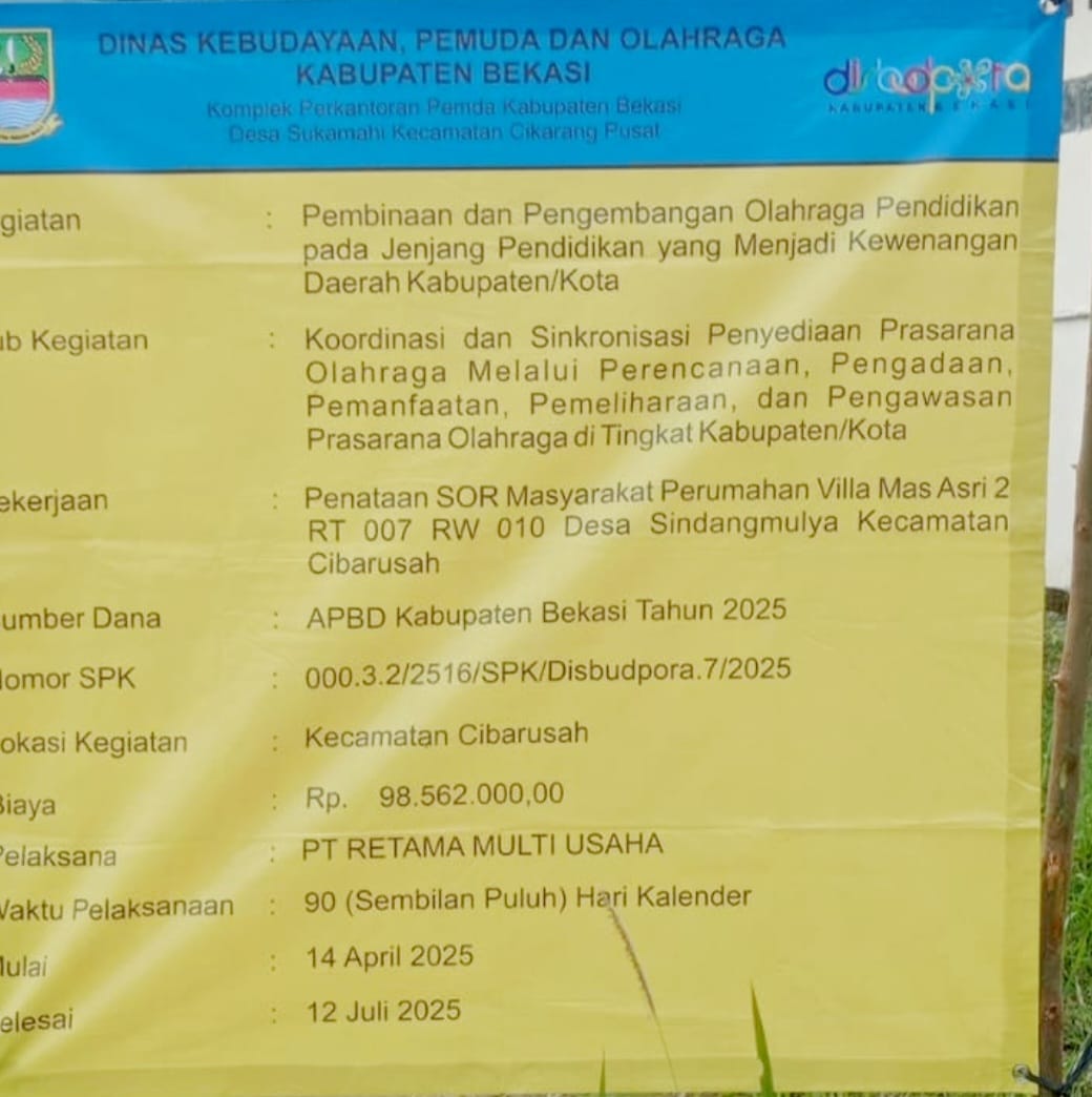 Ketum FWJ Indonesia Sindir Proyek Dispora Kabupaten Bekasi Pelihara Oknum Ormas Berkedok Jurnalis
