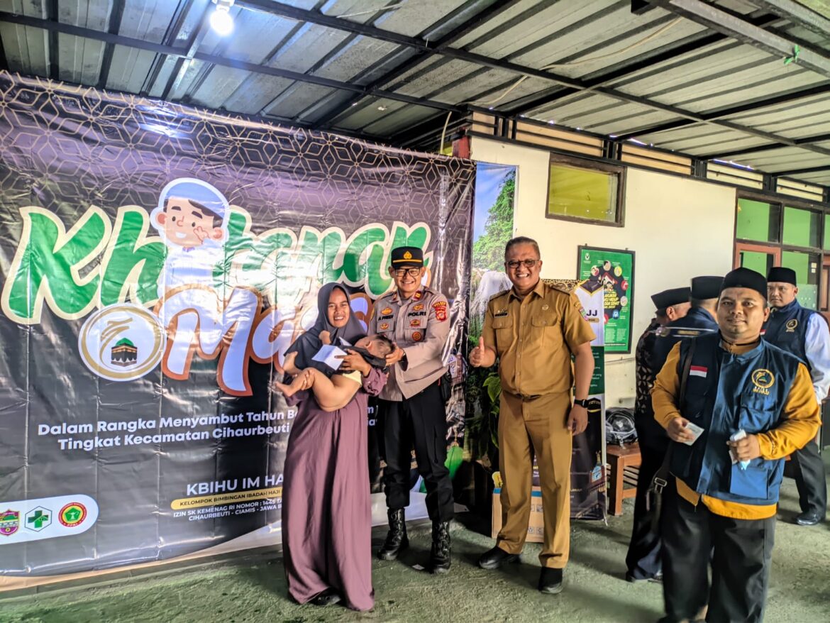 Polsek Cihaurbeuti Polres Ciamis Monitoring Sunatan Massal di Gebyar 1 Muharram 1447 H
