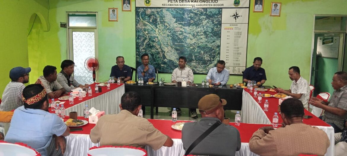 Desa Kalong Liud Kecamatan Nanggung, Bogor Sambut Rombongan Kunjungan Kerja Bupati Halmahera Utara Bersama PT Antam Tbk UBPE Pongkor