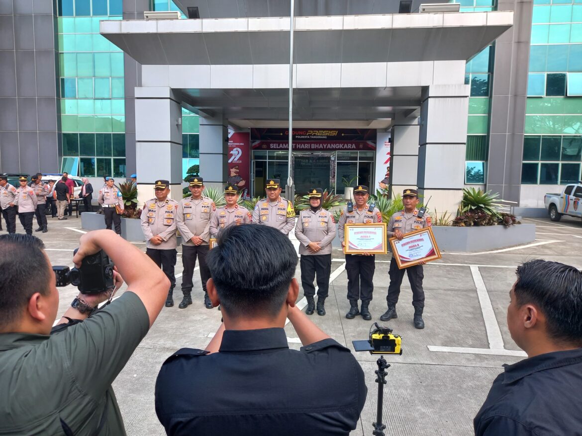 Polsek Tigaraksa Raih Juara Pertama Lomba Kebersihan Tingkat Polres Tangerang Kabupaten