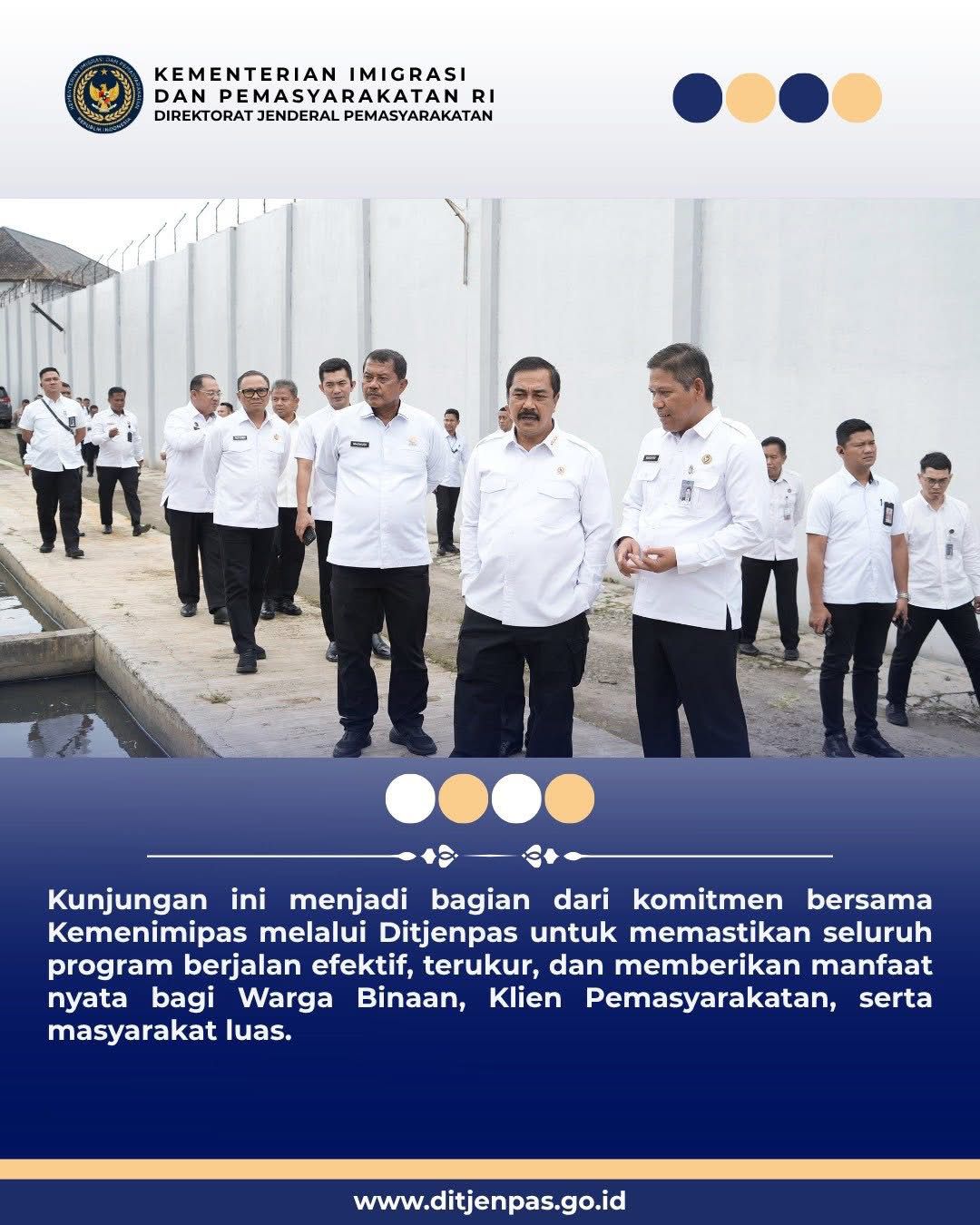 Tinjau Lapas Garut, Menteri Imipas Tekankan Pembangunan Jejaring dan Kemandirian Ekonomi Warga Binaan