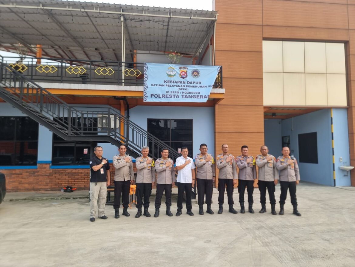 Irwasda Polda Banten dan Kapolresta Tangerang Tinjau Kesiapan Dapur SPPG di PT. Boga Rasa Tama Cikupa