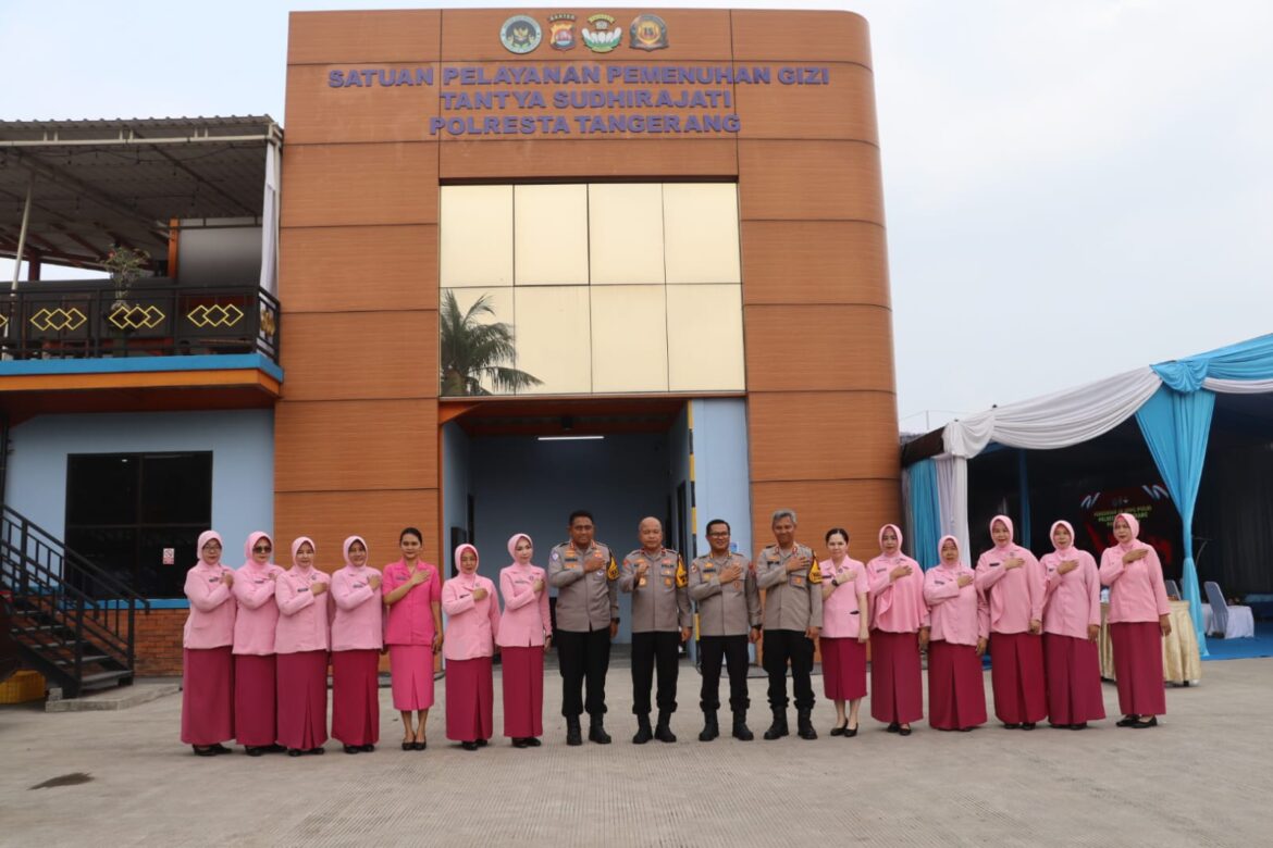 Wakapolda Banten Resmikan SPPG Polresta Tangerang, Komitmen Dukung Program Nasional MBG
