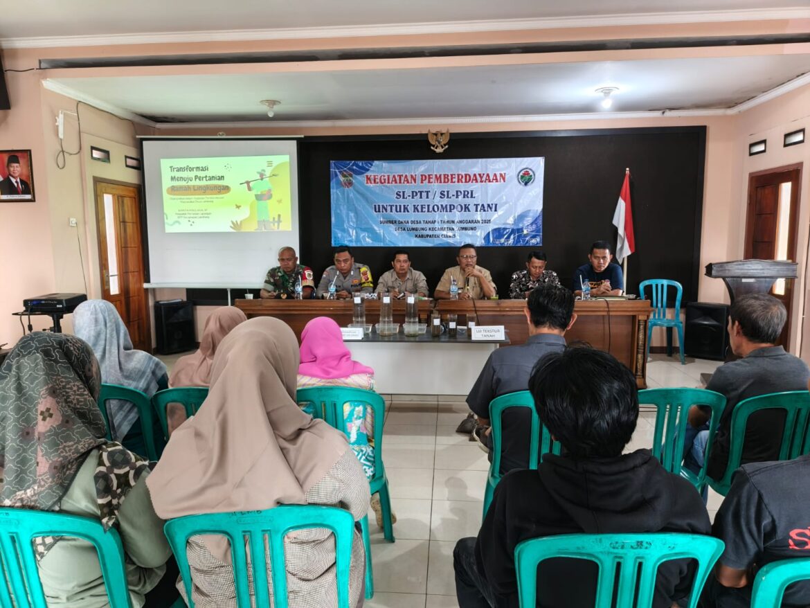 Polsek Kawali Polres Ciamis Hadir dan Monitoring Pemberdayaan SL-PTT / SL-PRL Poktan Lumbung