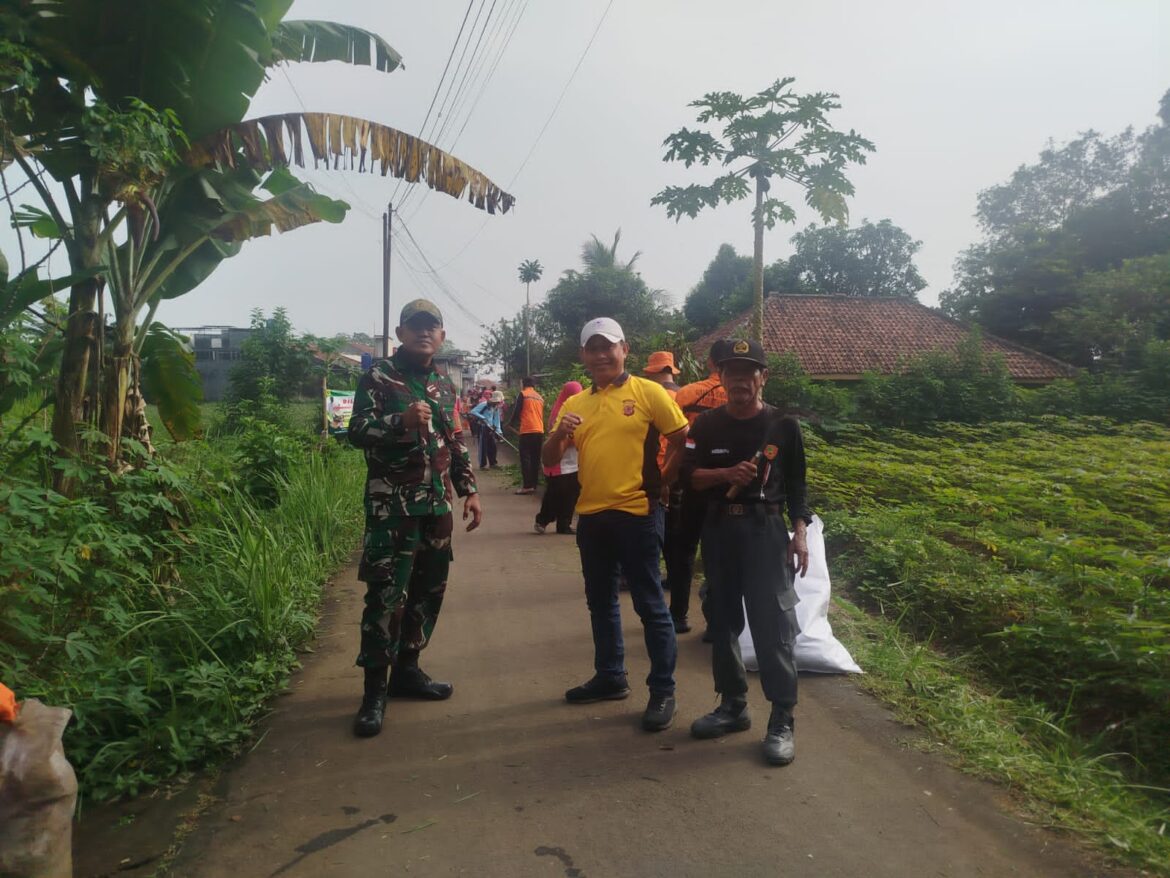 Kapolsek Dramaga Bersama Forkompincam Laksanakan Apel Gabungan Lanjut Giat OPSIH (Operasi Bersih) Tingkat Kecamatan Dramaga