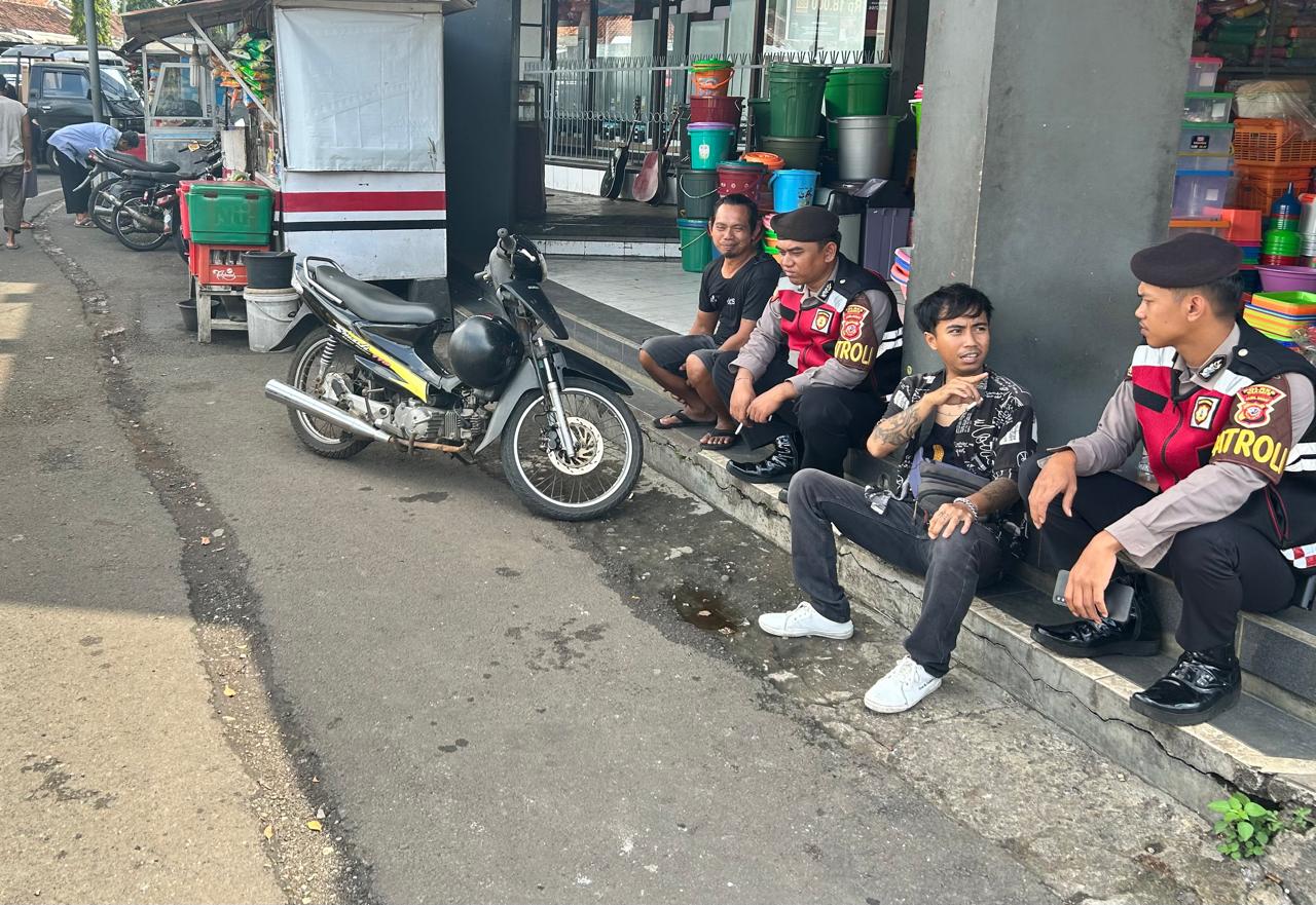 Cipkon Aksi Premanisme di Ruang Publik, Samapta Polres Ciamis Patroli ke Kawasan Pertokoan