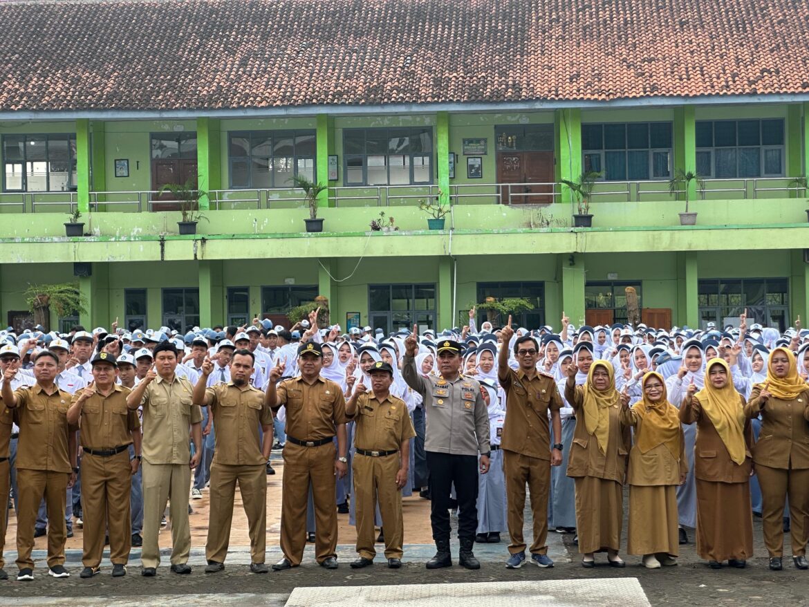 Polres Ciamis Berikan Pembinaan Bahaya Genk Motor dan Jam Malam Pelajar di Kabupaten Ciamis