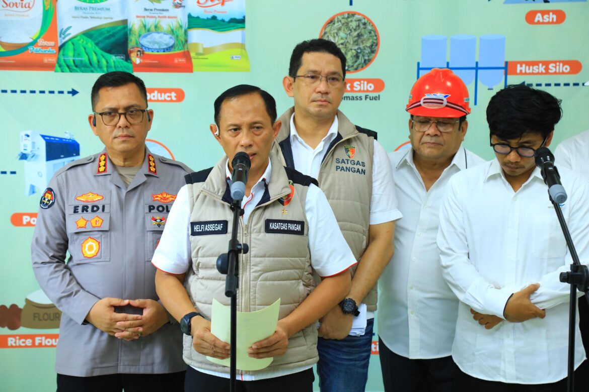 Rekonstruksi Produksi Beras PT Padi Indonesia Maju, Satgas Pangan Polri Temukan Pelanggaran Standar Mutu