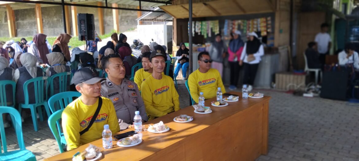 Polsek Cihaurbeuti Polres Ciamis Monitoring Penutupan KKN Mahasiswa STIKes Muhammadiyah Ciamis