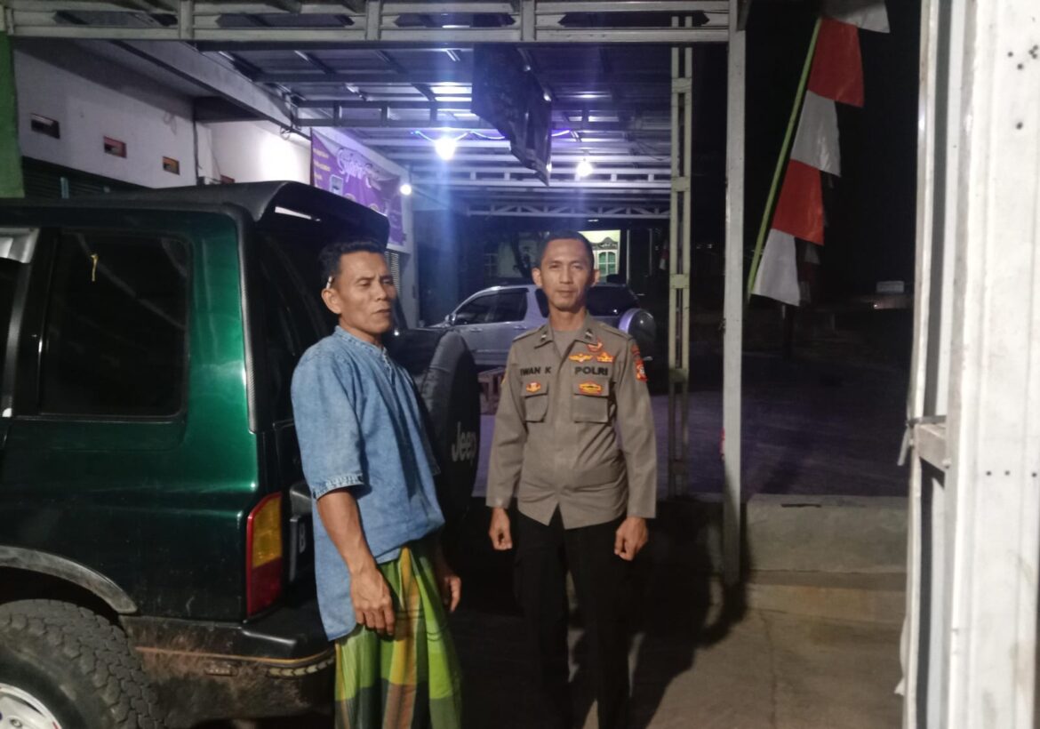 Berikan Rasa Nyaman, Polsek Rajadesa Polres Ciamis Intens Patroli KRYD ke Pemukiman Warga