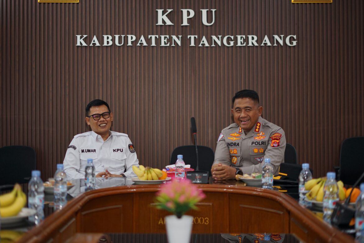 Jalin Silaturahmi, Kapolresta Tangerang Kunjungi KPU dan Bawaslu
