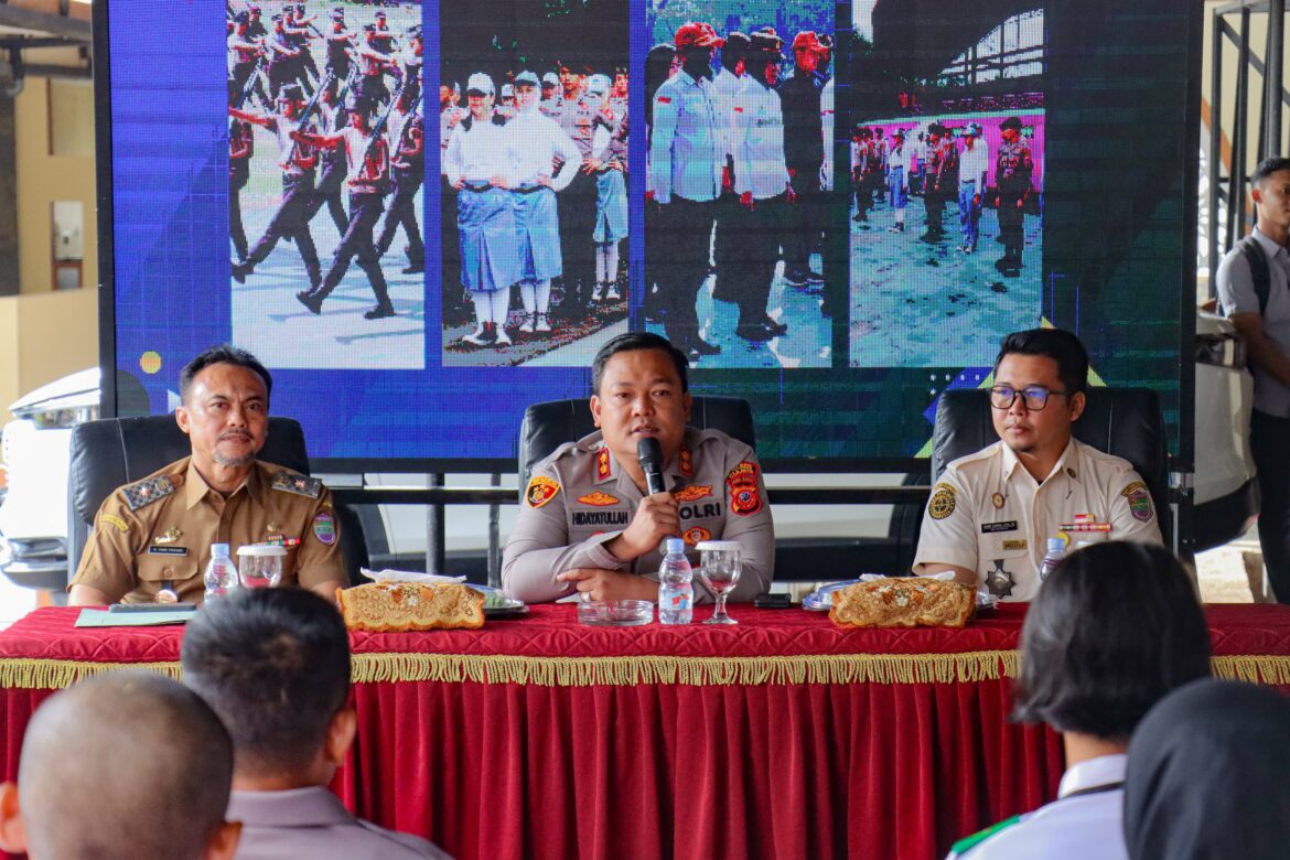 Sambut Penuh Bangga, Kapolres Ciamis Beri Motivasi Calon Paskibraka 2025