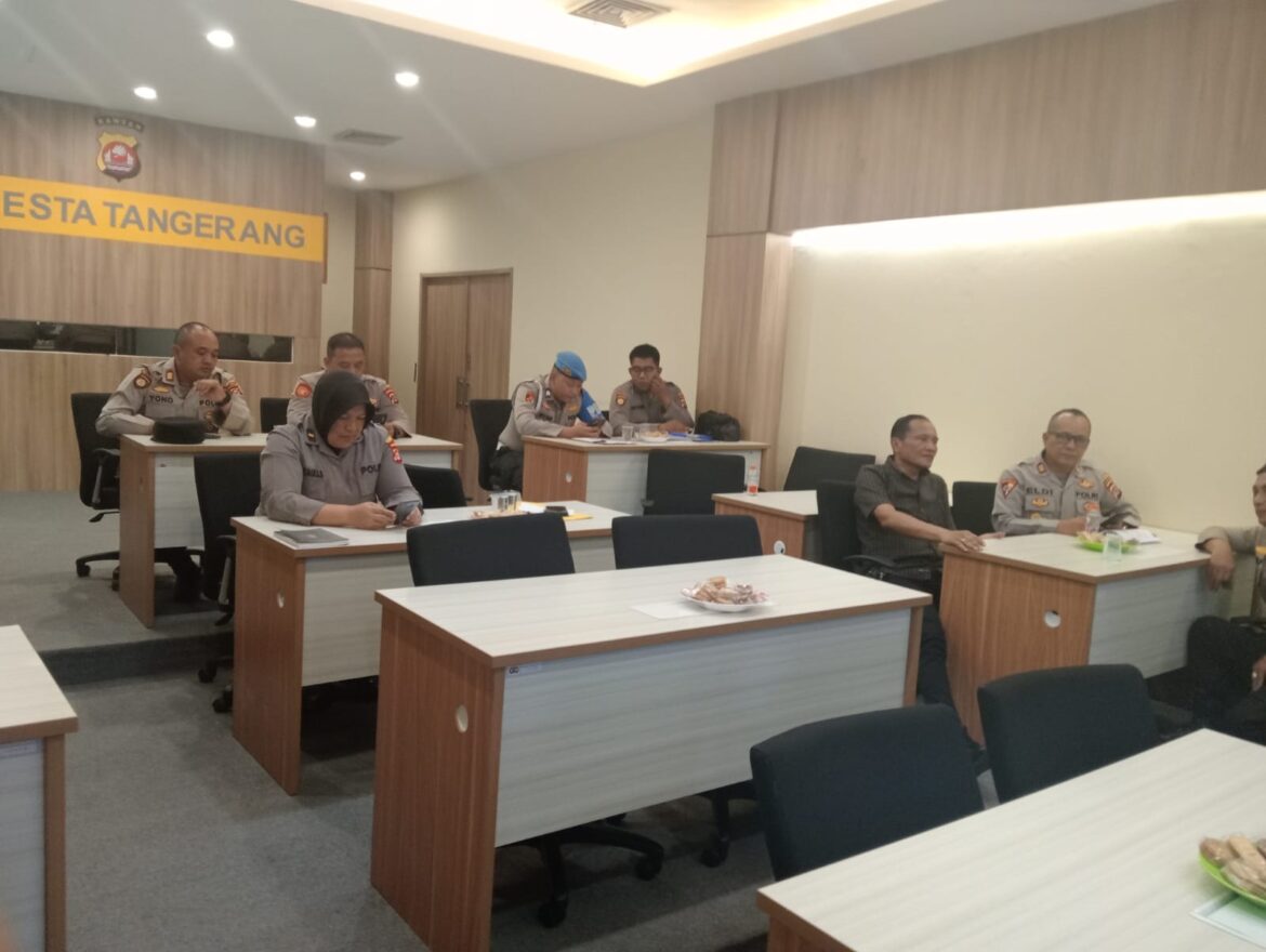 Kanit Reskrim Polsek Kronjo Iptu Hendri Mulyana Hadiri Arahan Kapolri Bahas Penanganan Beras Oplosan dan SPHP