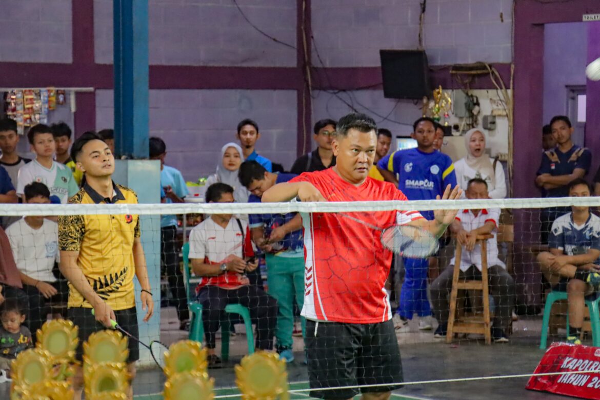 Kapolres Ciamis Buka Langsung Kejuaraan Bulutangkis Antar Pelajar Sambut HUT ke-80 RI