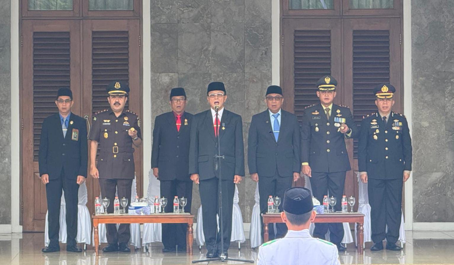 Wakapolres Ciamis Hadiri Pengukuhan Paskibraka 2025, Beri Dukungan Penuh untuk Pengibaran Merah Putih