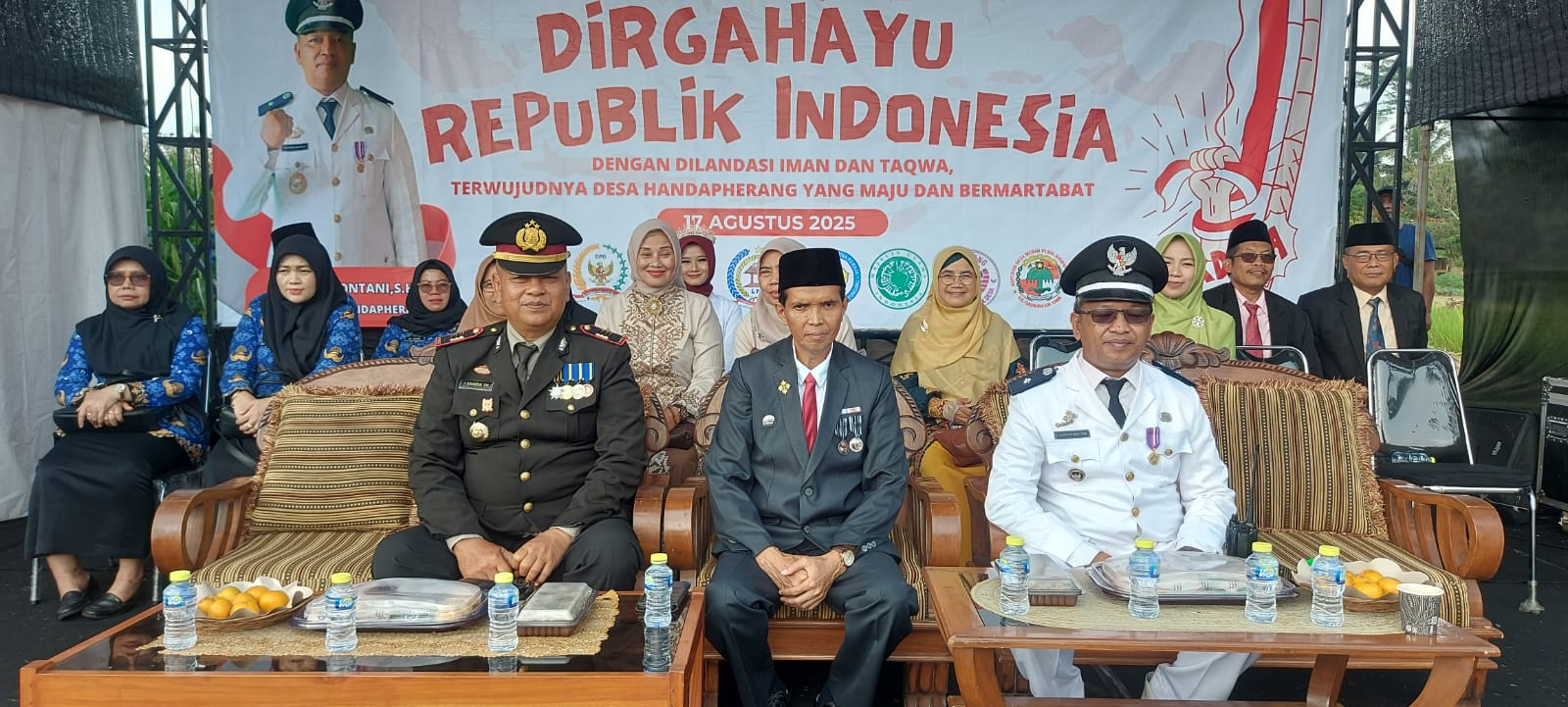 Polsek Cijeungjing Polres Ciamis Ikuti Upacara Peringatan HUT ke-80 RI Tingkat Kecamatan