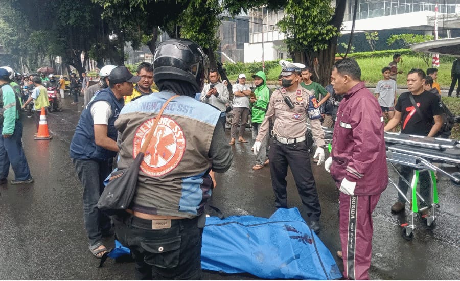 Lakalantas, Polres Metro Tangerang Kota Imbau Pengendara Hati-hati Jalan Licin Pasca Hujan