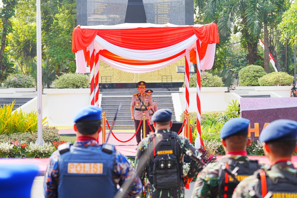 Kapolri Pimpin Upacara Hari Juang Polri, Simbol Dedikasi Polri Untuk Bangsa