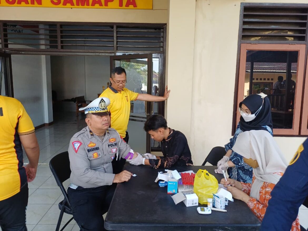 Pojok Tensi, Layanan Dokkes Polres Ciamis Polda Jabar Jaga Kebugaran Personel Polri