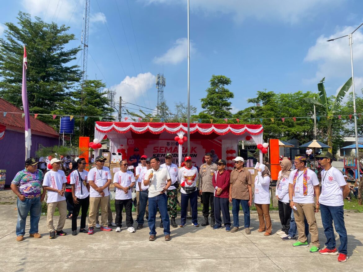 Polsek Cikupa Amankan Kegiatan Semarak Kemerdekaan ke-80 di Sukamulya