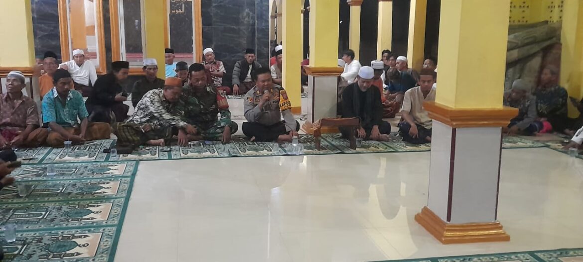 Polsek Jasinga Gelar Penyuluhan Hukum dan Himbauan Kamtibmas Pasca Tawuran Warga