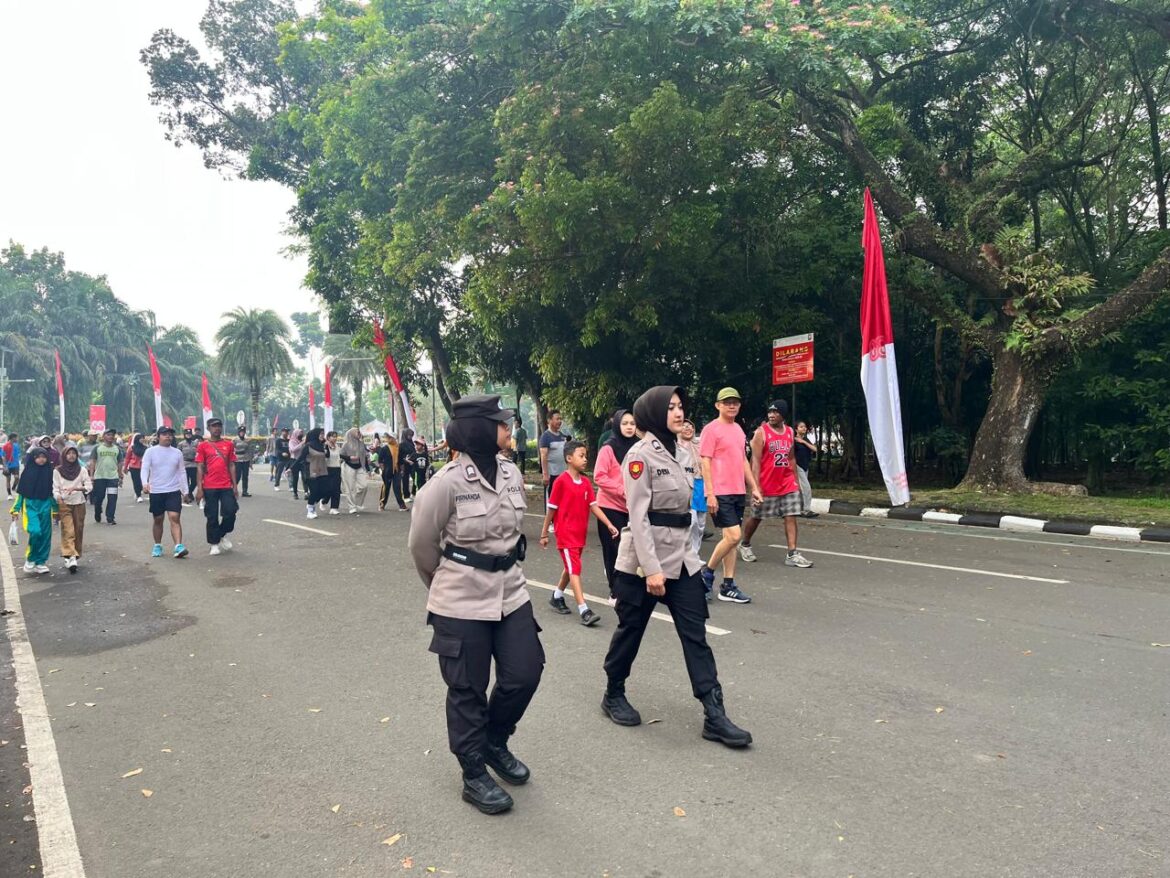 Polresta Tangerang Kerahkan Polwan Amankan CFD di Kawasan Pemkab