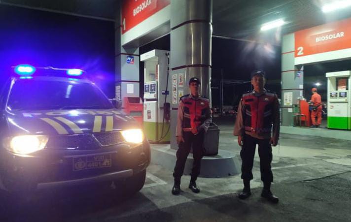 Cipkon Kamtibmas, Polsek Cisaga Polres Ciamis Patroli ke Kawasan Obvit dan Keramaian