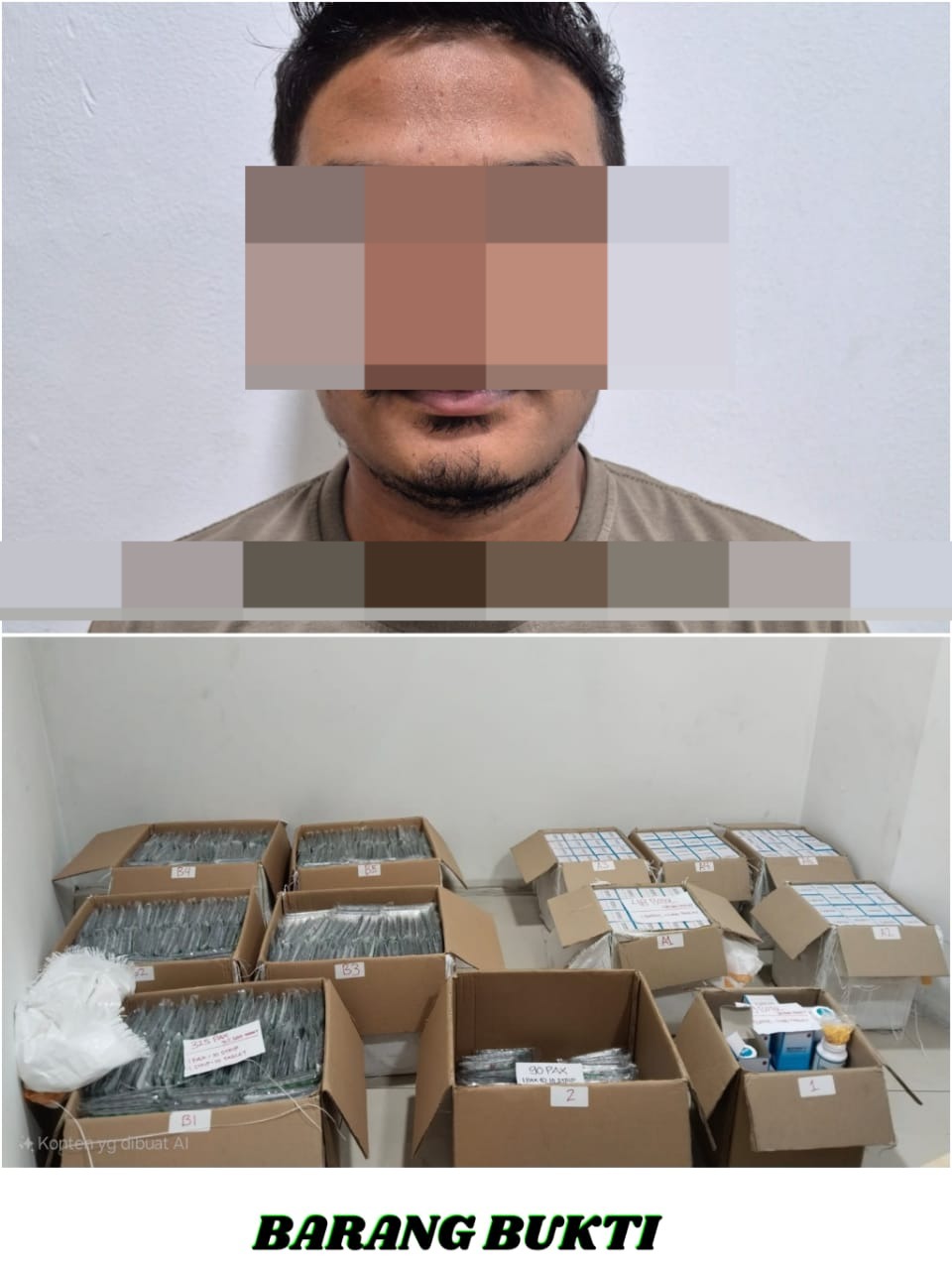 Satresnarkoba Polres Metro Tangerang Kota Bongkar Gudang Obat Terlarang, Ratusan Ribu Tablet Diamankan