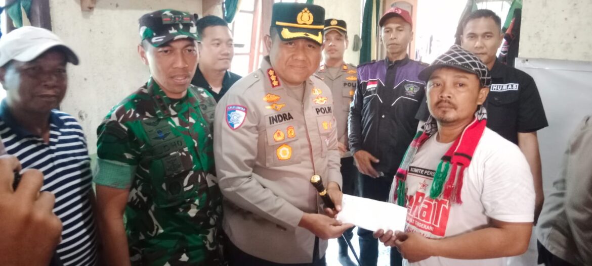 Kapolresta Tangerang, Dandim 0510 Tigaraksa Sambangi Komunitas Ojol Bersama Jaga Kondusivitas Wilayah