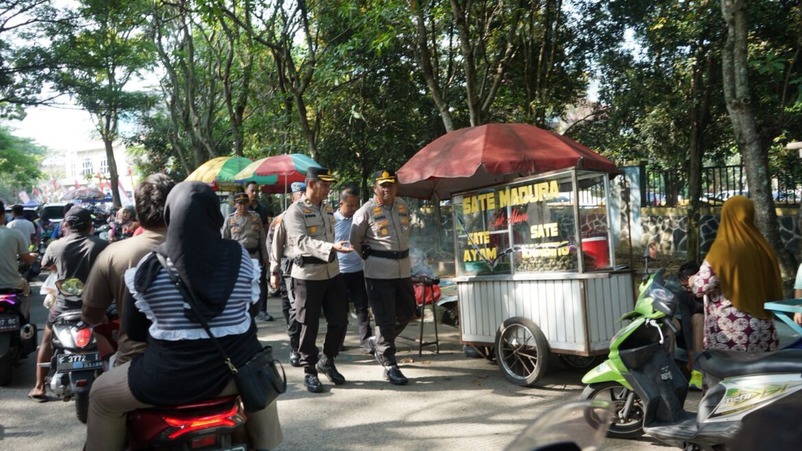Pelihara Kamtibmas, Kapolresta Tangerang Pimpin Patroli Pusaka di CFD