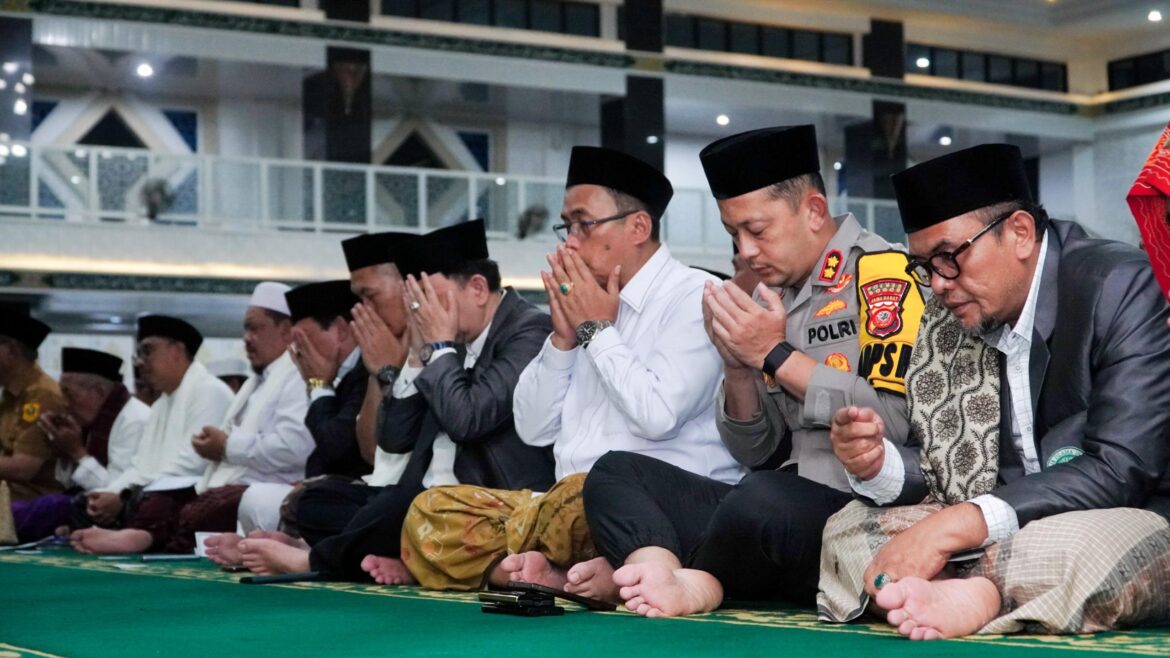 Kapolres Bogor Ikuti Istigosah Kebangsaan Bersama Forkopimda Untuk Jaga Kamtibmas