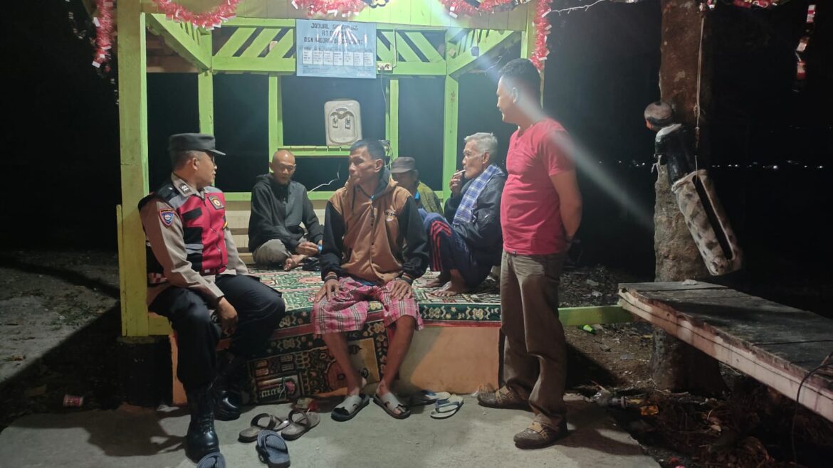 Perkuat Sinergitas, Polsek Panumbangan Polres Ciamis Koorkom Kamtibmas ke Warga Landeuh