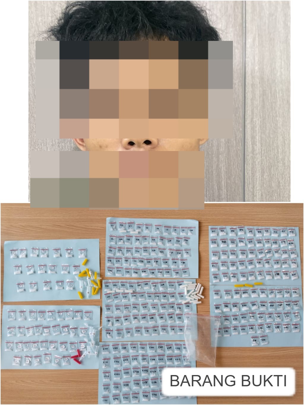 Satresnarkoba Polres Metro Tangerang Kota Bekuk Pengedar, Amankan 76,24 Gram Sabu