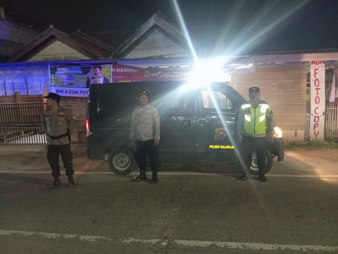 Rutinitas KRYD Patroli Preventif Polsek Balaraja Antispasi Guantibmas Malam, di Wilayah Hukum Polresta Tangerang