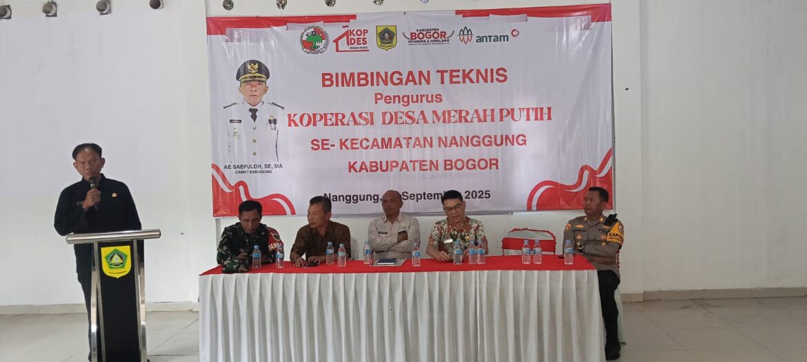 Pt.Antam TBK UBPE Surpport Bimtek Koperasi Merah Putih di Nanggung