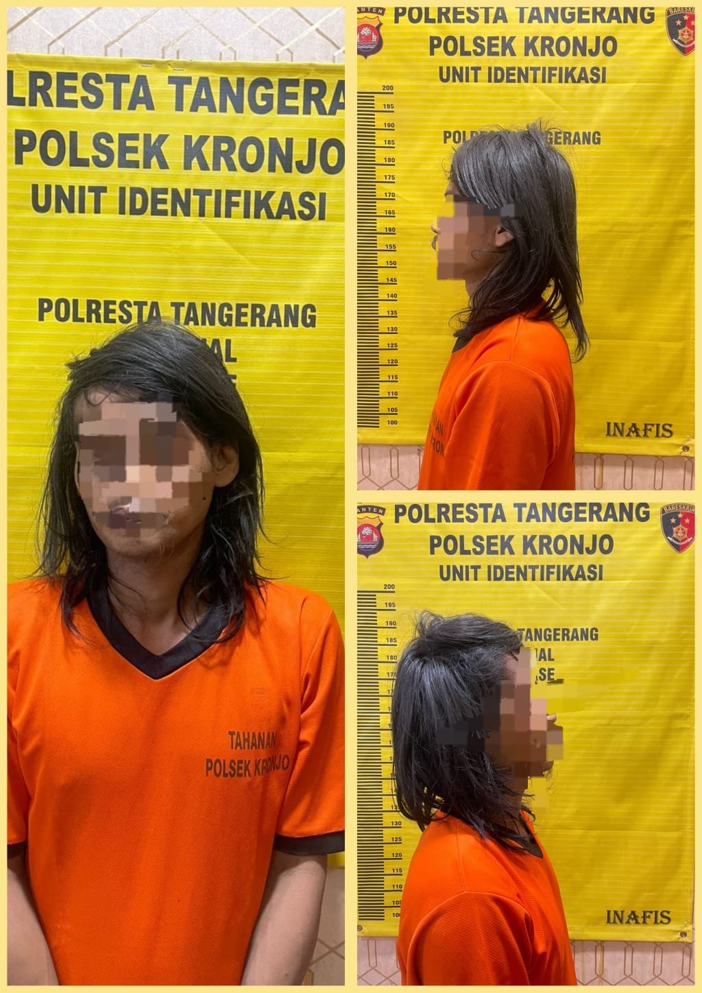 Polsek Kronjo Bekuk Pencuri 4 HP yang Masuk Rumah Warga Lewat Jendela