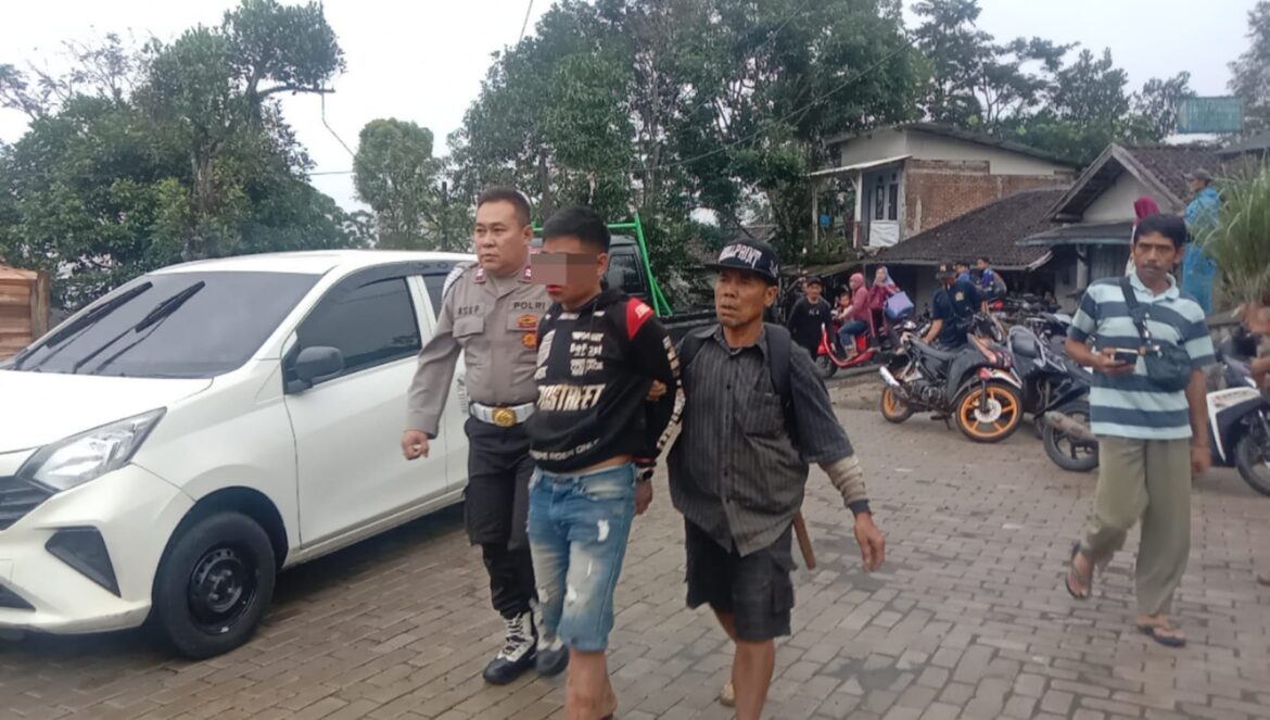 Polsek Cisewu Amankan Dua Pelaku Curanmor di Halaman Masjid Cicadas
