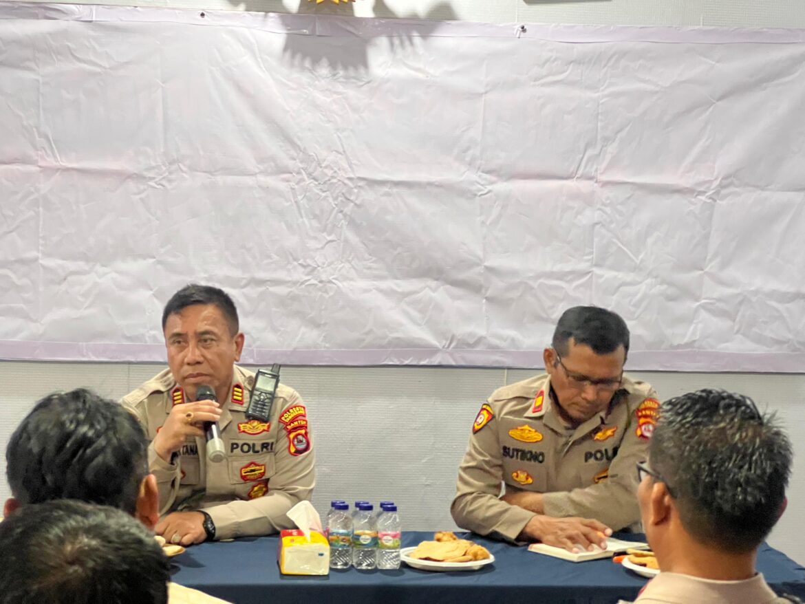 Kapolsek Tigaraksa Pimpin Anev Mingguan, Tekankan Komitmen Pelayanan dan Ketahanan Pangan