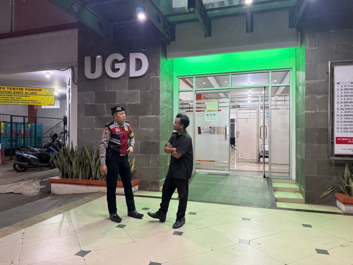 Cipkon Kamtibmas Obvit, Satuan Samapta Polres Ciamis Patroli Dialogis Sasar ke RS Al-Arif